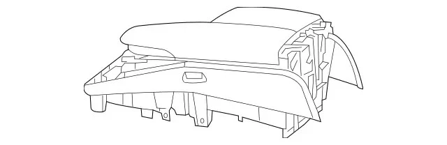 Оригинальная заслонка багажного отделения Mercedes-Benz 204-680-30-39-9051 - Изображение 1 из 1