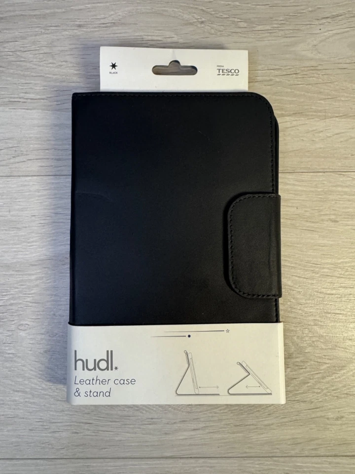 Hudl Official Tesco 7" Real Leather Case and Built-in Stand - Image 1 of 4