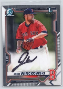 2021 Bowman Chrome #CPA-JWI Josh Winckowski Prospect Autographs - Bild 1 von 2
