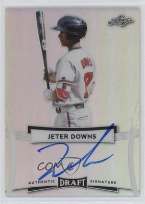 2017 Leaf Metal Draft Jeter Downs #BA-JD1 Auto - Image 1 of 2
