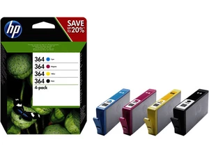HP 364 4-pack Black/Cyan/Magenta/Yellow Original Ink Cartridges - Bild 1 von 1