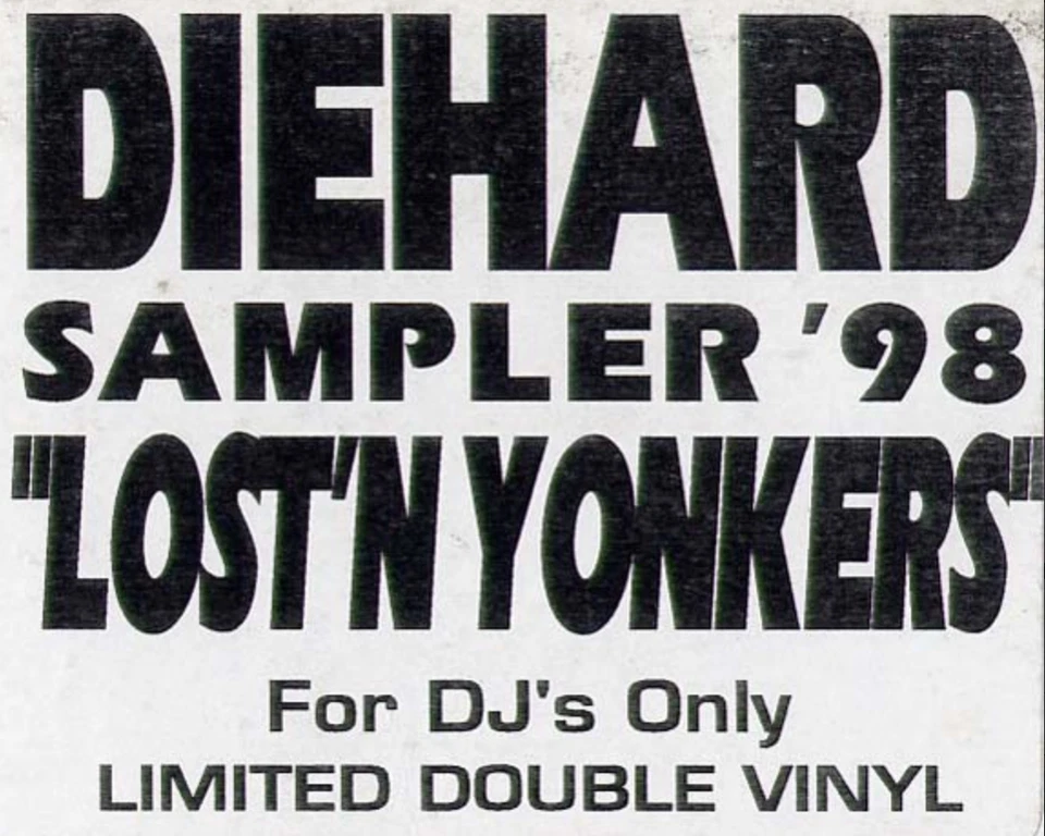 Diehard Sampler '98 "Lost 'N Yonkers" (1998) D.O.O.M. Entertainment 2xLP vinyl - Image 1 of 1