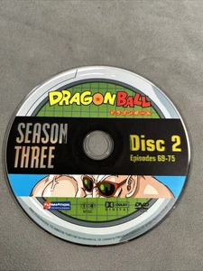 DRAGON BALL SEASON 3 DISC 2 DVD Replacement DISC Only Tested - Imagen 1 de 2