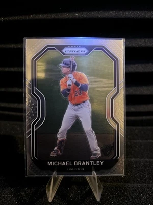 Tarjetas base de béisbol Panini Prizm 2021. Michael Brantley #243 Foto 1 de 2