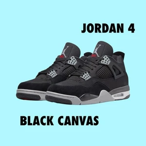 AIR JORDAN 4 RETRO SE GS TELA NERA DV0553-006 taglia 6 anni - Foto 1 di 5