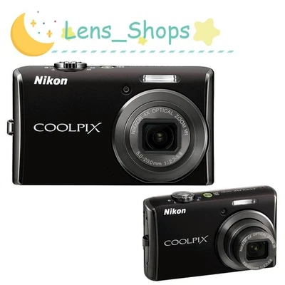 Nikon Coolpix S620 Digital Camera 4x Optical Zoom 12.2 MP Tripod Thread Black  - Image 1 of 4