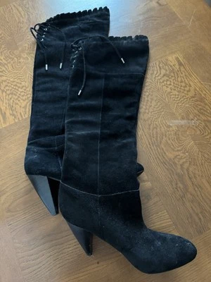 Botas por encima de la rodilla de gamuza para mujer BCBGGENERATION 8 1/2 negras Foto 1 de 4