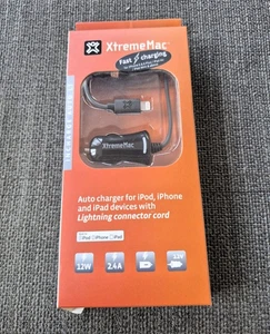 XtremeMac InCharge Auto LT car charger with built-in MFi-Certified Lightning NEW - Picture 1 of 2