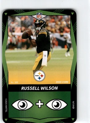 2025 Uno Elite NFL Core Russell Wilson #188 Verde - Imagem 1 de 2