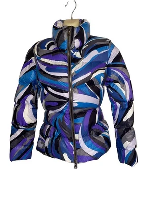 CHAQUETA PUFFER MULTICOLOR PATRÓN ICÓNICO EMILIO PUCCI ESQUÍ Talla 6 / PEQUEÑA Foto 1 de 4