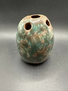 MCM Studio Keramik Vase Blume Frosch Glasur Prinz Edward Isle Ruth Leigh Maler - Bild 1 von 6