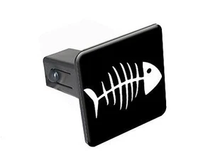Fish Bones - 1 1/4 inch (1.25") Trailer Hitch Cover Plug Insert - Picture 1 of 1