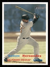 2006 Topps Heritage Ramon Hernandez #193  Baltimore Orioles
