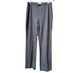 Pantalone Coldwater Creek donna XS classico gamba dritta aderente elasticizzato nero stampa - Foto 1 di 5