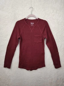 Mossimo Supply Co Men Sweater Small Red Cotton Blend Long Sleeve Pullover Fit - Picture 1 of 17