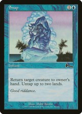 Snap Urza's Legacy PLD Blue Common MAGIC THE GATHERING MTG CARD ABUGames