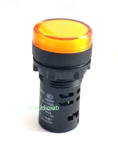 Nueva bombilla HQ Pilot Light 30 mm ámbar 12 VCA/DC #01019 - Imagen 1 de 5