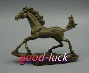75mm Old Chinese Copper galloping horse that solidifies time Figurines&Statues - Picture 1 of 7