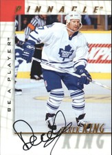 1997-98 Be A Player Autographs #40 Derek King 