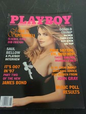 Playboy Magazine Entertainment For Men - Vintage May 1997 Claudia Schiffer EUC