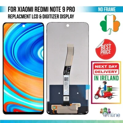 For Xiaomi Redmi Note 9 Pro M2003J6B2G LCD Touch Screen Display Digitizer NF BLK - Image 1 of 4