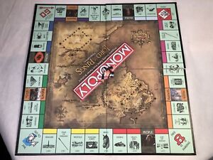 Monopoly Lord Of The Rings Trilogy Edition Parts & Pieces: Game Board Only