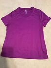 NWOT!!  Women’s Size 1X  Or XL Just My Size JMS Purple V Neck Shirt Top