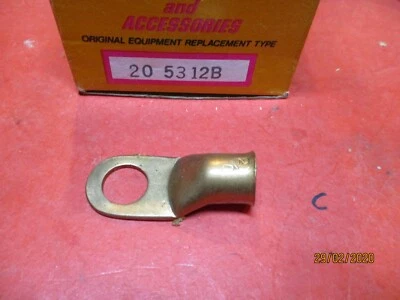 CABLE DE BATERÍA -SOLID COOPER-- TERMINALES --CALIBRE 2/0- PERNO 1/2 --LOTE DE-20 Foto 1 de 2