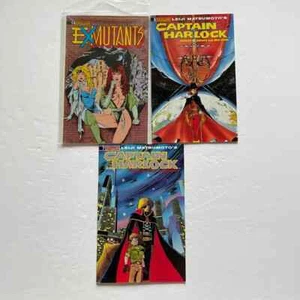 ETERNITY COMIC BOOK LOT OF 3 - CAPTAIN HARLOCK EX-MUTANTS MIXED LOT MANGA COMICS - Picture 1 of 4