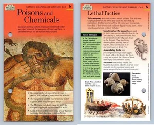 Poisons & Chemicals #6 Battles, Weapons 2007 A-Z Of The Ancient World Fact Card - Picture 1 of 1
