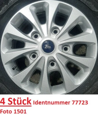 Ford Transit Custom 16"Zoll Alufelgen Original 4 Stück JK21GA ohne RDKS(1501) - Bild 1 von 3