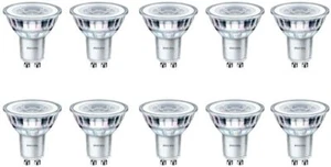 10 x Philips 4.6W-50W CorePro Non-Dimmable LEDspot GU10 36 Degree Beam Angle - Picture 1 of 1