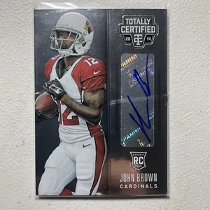 2014 Totally Certified #102 John Brown RC Rookie Auto Cardinals Rookie RC - Bild 1 von 2