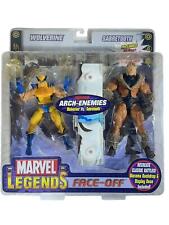 ToyBiz Marvel Legends Face-Off  WOLVERINE Vs SABRETOOTH Action Figure Set 2006