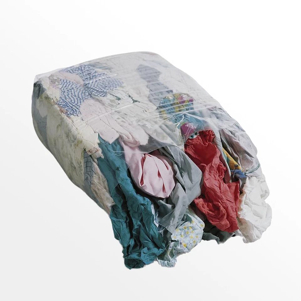 10kg Kattun Multicolor Chifones de Limpieza con Pocos Peluches Taller - Imagen 1 de 1