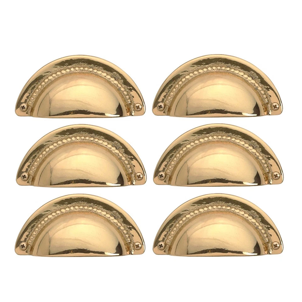 Taza de latón macizo brillante con capucha para 6 contenedores | Suministro para renovador Foto 1 de 1