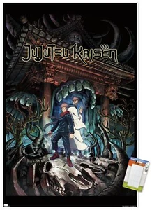 Trends International Jujutsu Kaisen - Key Art English Wall Poster, 34L x 22.4... - Picture 1 of 6