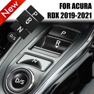 Central Gear Shift Button Panel Thin film Protect Cover For Acura RDX 2019-2021 - Foto 1 di 9