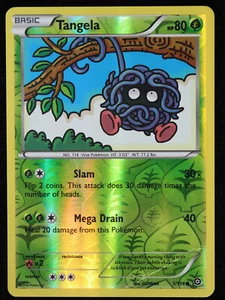 Pokemon TCG - Steam Siege - Tangela - 1/114 - Common - Reverse Holo LP/NM - Picture 1 of 2