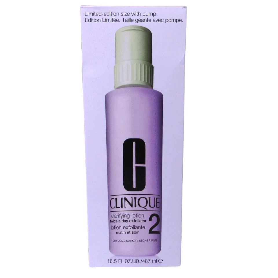 Clinique Clarifying Lotion 2 Dry Combination Limited Edition Size Pump