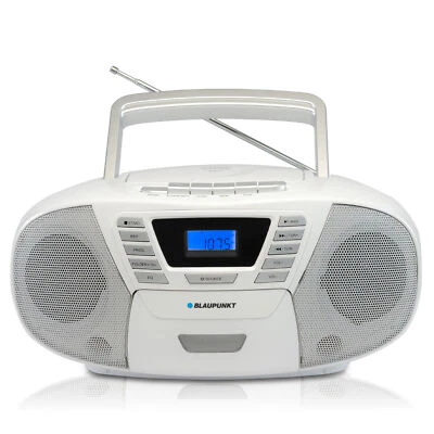 Blaupunkt tragbarer CD Player mit Bluetooth, Weiß - Bild 1 von 4
