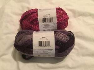 2 skeins Red Heart Yarn Boutique Sashay Phlox And Boogie - Picture 1 of 1