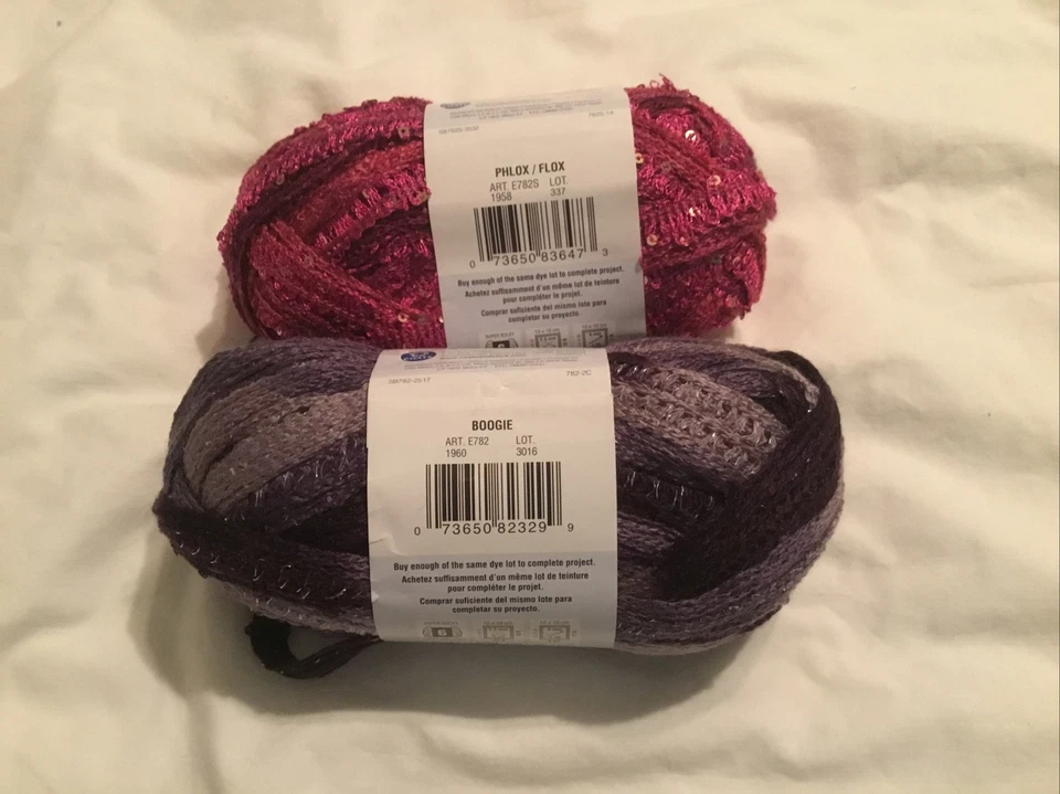 2 skeins Red Heart Yarn Boutique Sashay Phlox And Boogie - Image 1 of 1
