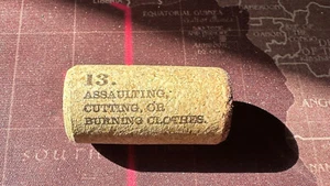 19 Crimes Cork No13 - Assaulting, Cutting Or Burning Clothes - Picture 1 of 2