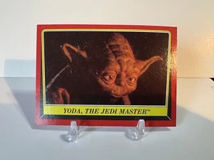 Star Wars Return of the Jedi 1983 Topps # 58 Yoda, The Jedi Master - Picture 1 of 2