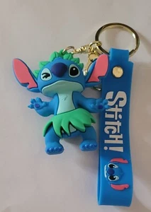 Stitch Aloha Silicone Keychain BRAND NEW - Picture 1 of 6