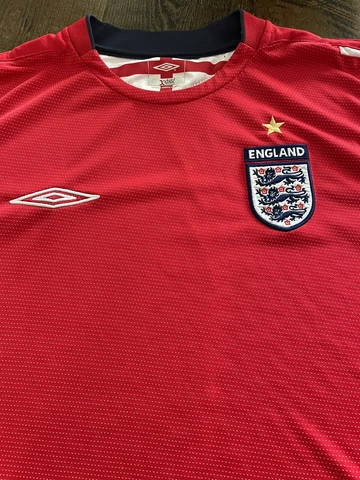 RETRO ENGLAND UMBRO Authentic Football Shirt Cover