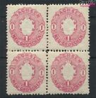 Saxony 16a block of four unmounted mint / never hinged 1863 Coat of ar (9723532