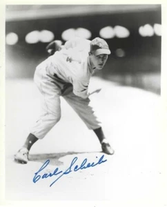 Signed  8x10 CARL SCHEIB Philadelphia A's Autographed photo - COA - Picture 1 of 1