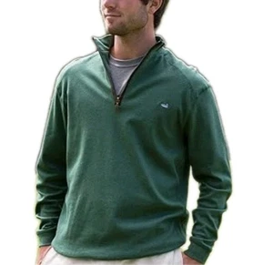 Neu Southern Marsh 1/4 Zip Pullover Herren Gr. XS DownpourDRY Fleece Washed Green - Bild 1 von 12